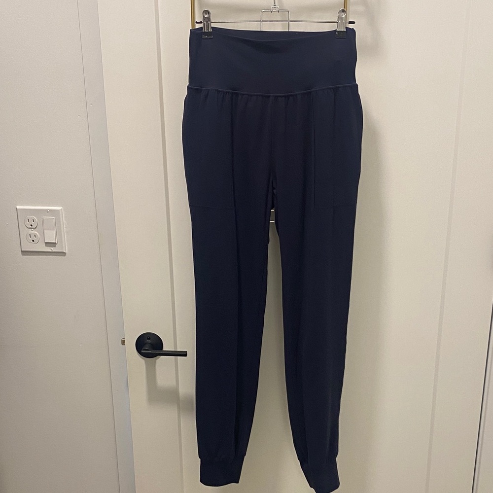 Athleta Navy Salutation Joggers
